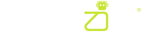 VTRAC Robotics Logo (White & Green)